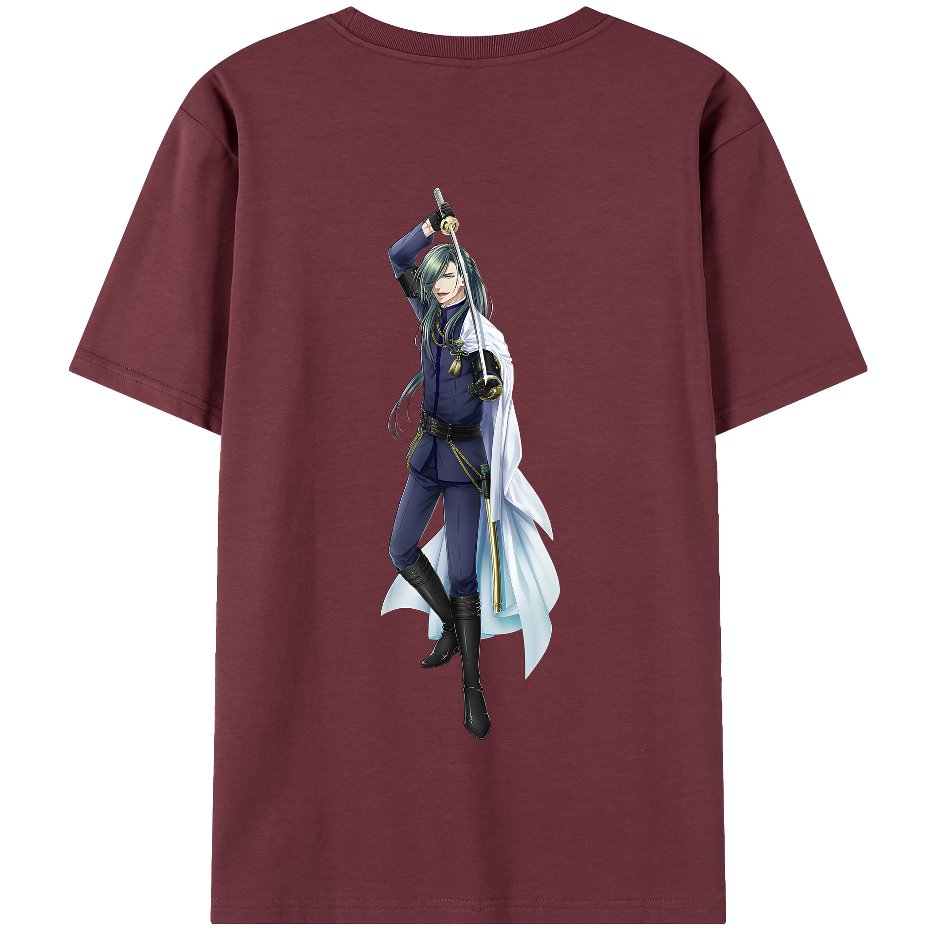 （画像用） 刀剣乱舞 Touken Ranbu 綿100％半袖Tシャツ（背面プリント）
